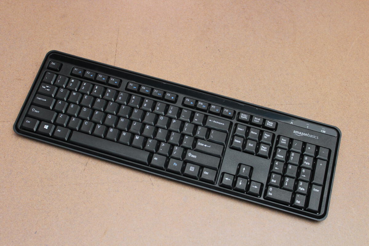 Amazonbasics Wireless Keyboard Review A Quiet Affordable Alternative To Clacking Keys Pcworld