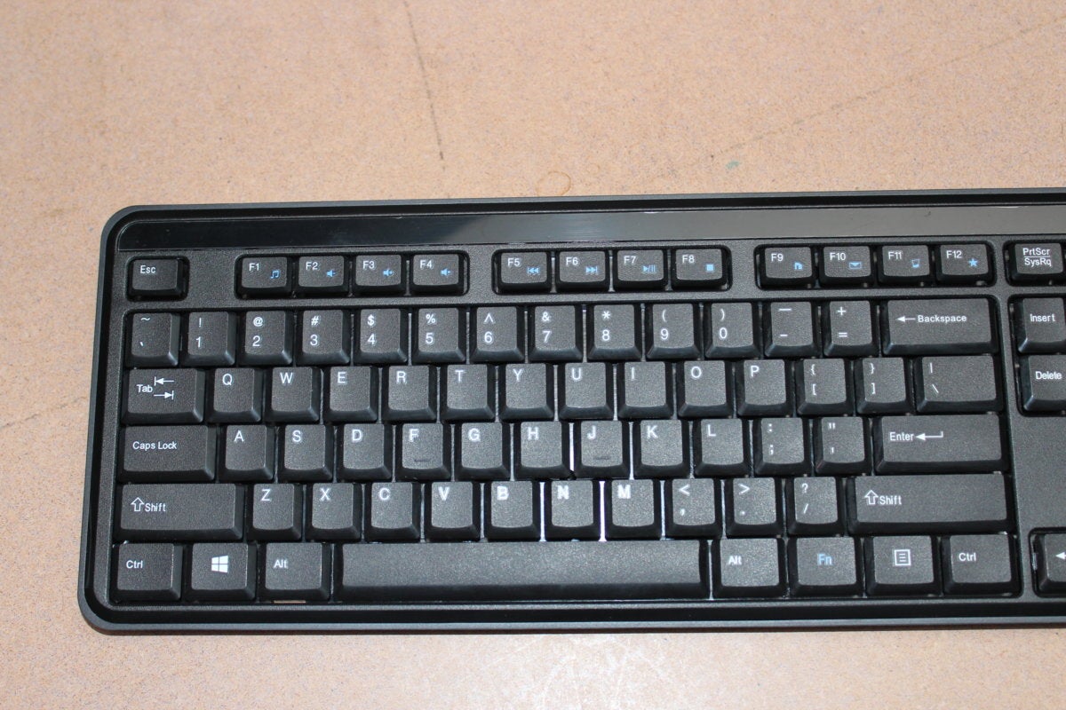 amazonbasics wireless keyboard left