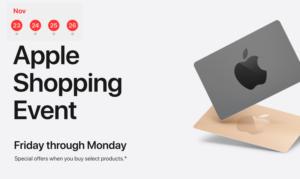apple black friday shopping event
