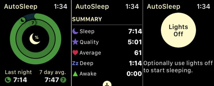 autosleep watch