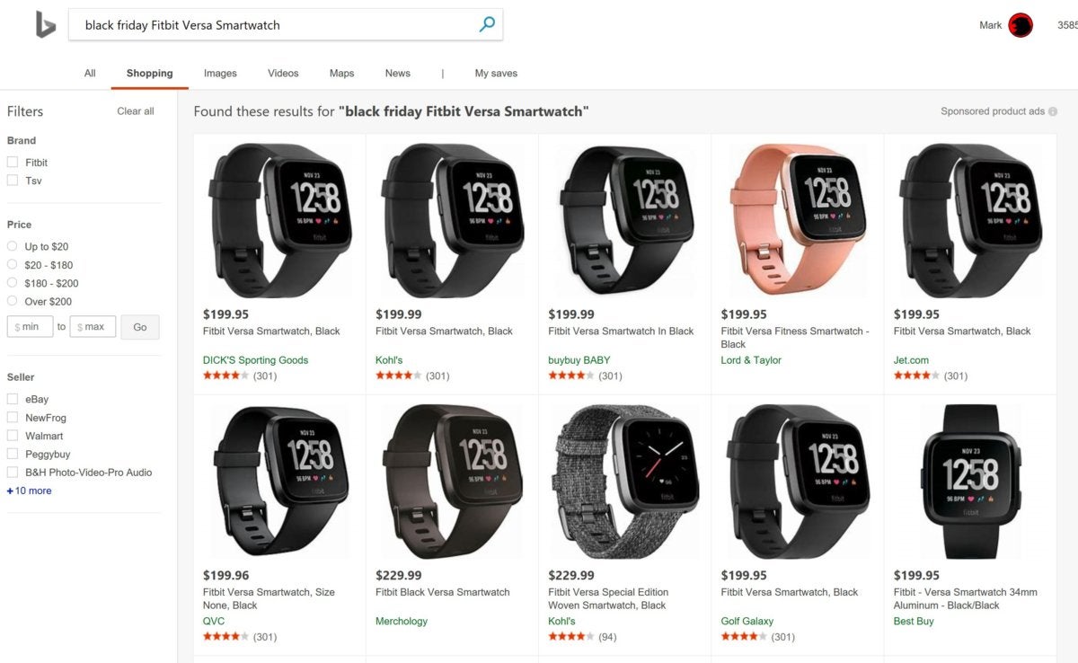 bing black friday smartwatch