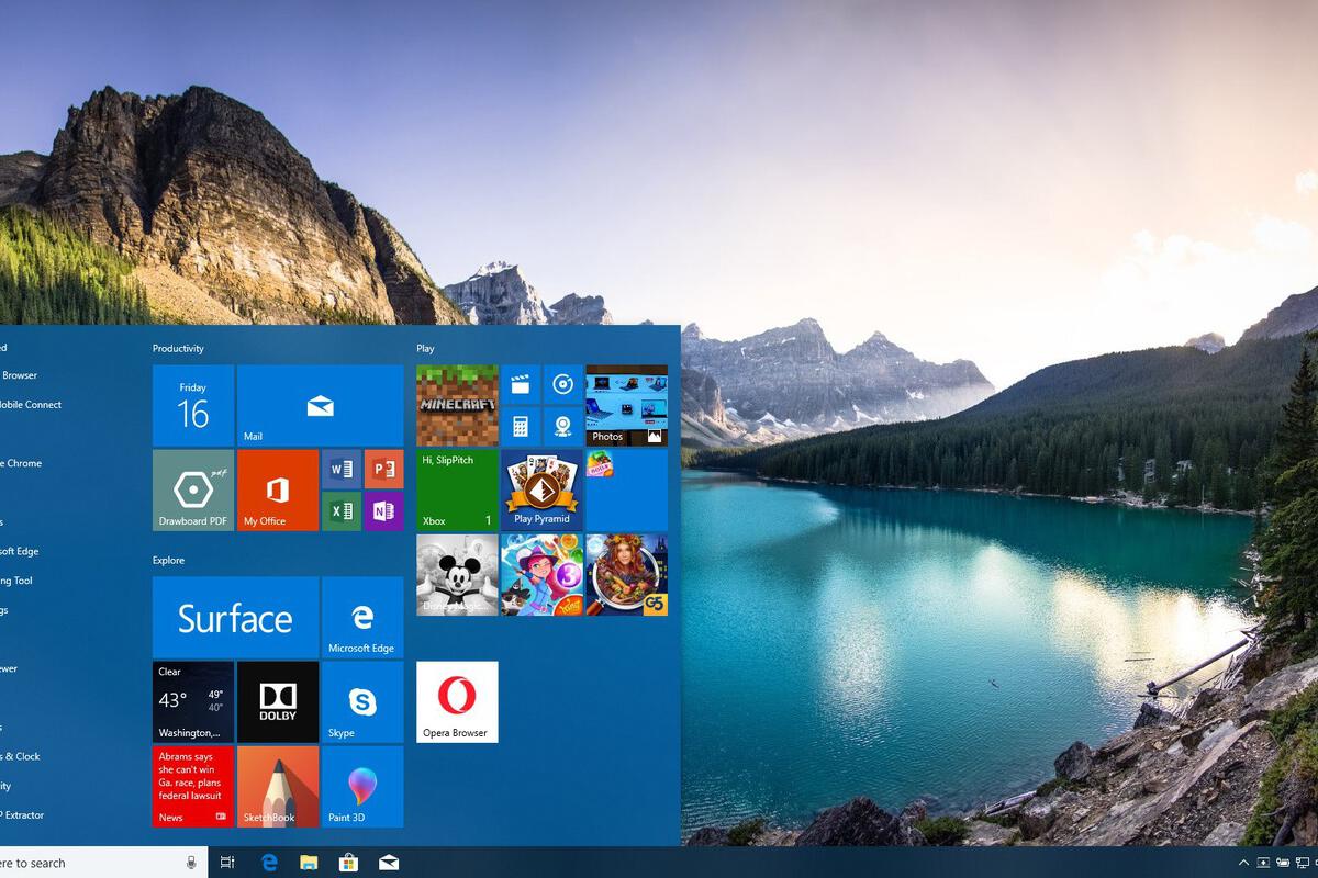 windows 10 pc desktop