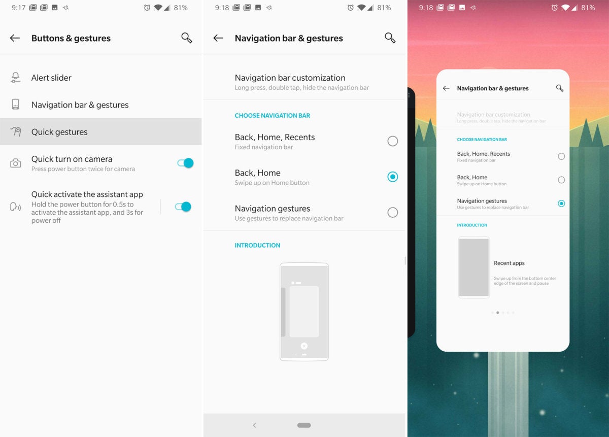 Oneplus 6t gesture nav