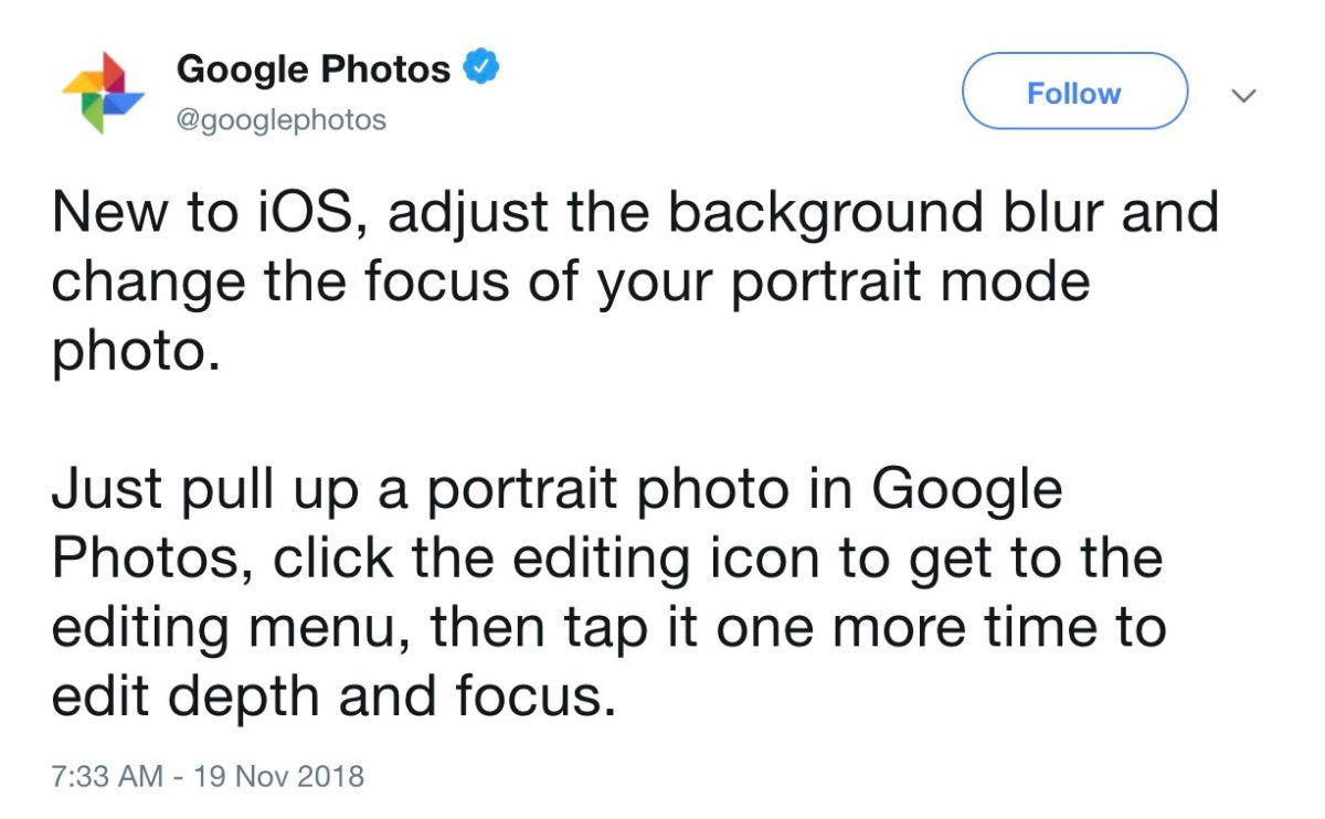 google photos tweet