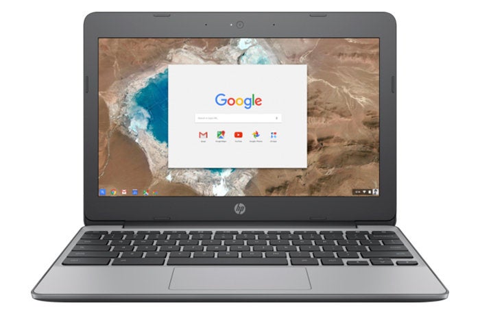 hp chromebook 11 front