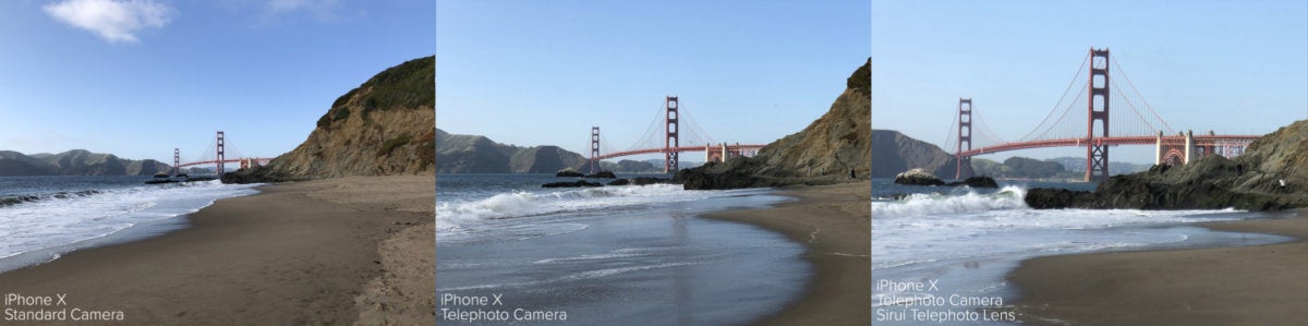 iPhone telephoto comparison