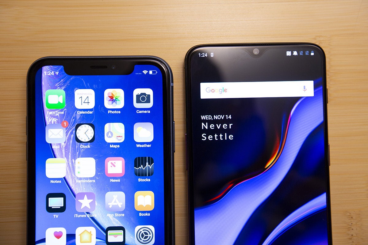 iphone xs vs android notch