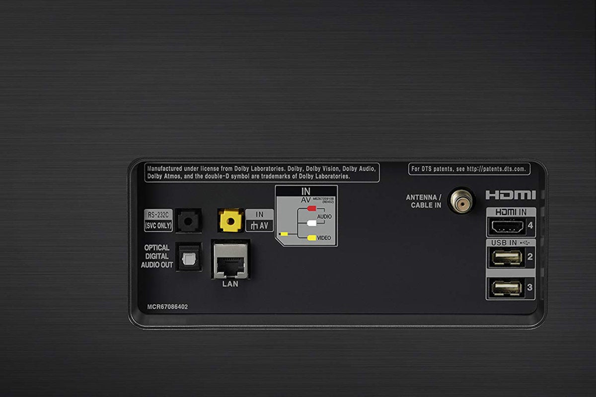 lg oled55e8pua rear inputs