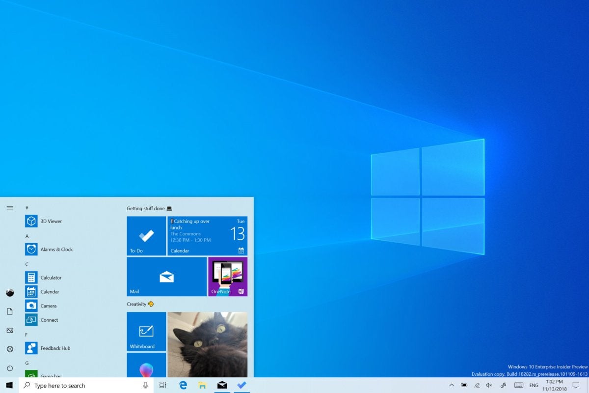 Windows 10 light mode