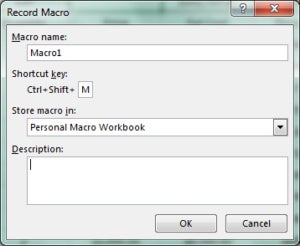 macro shortcut key