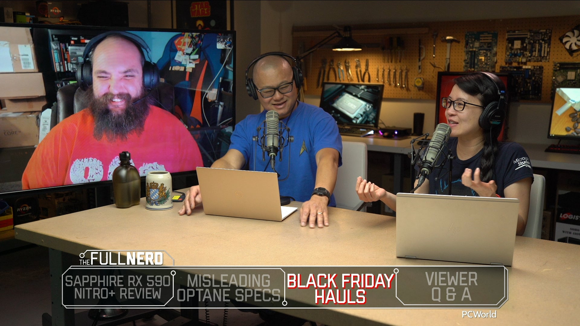 The Full Nerd ep. 76: Sapphire RX 590 Nitro+, misleading Optane PC ads,  Black Friday hauls