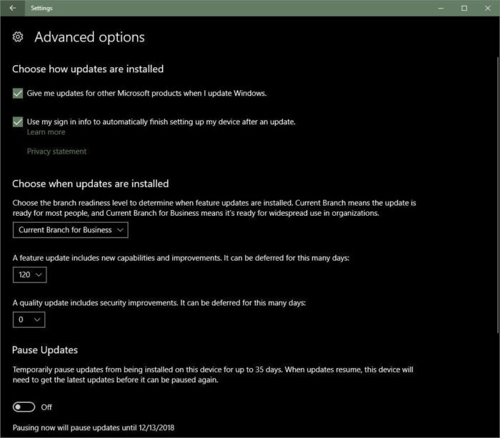 win10 update dialog box