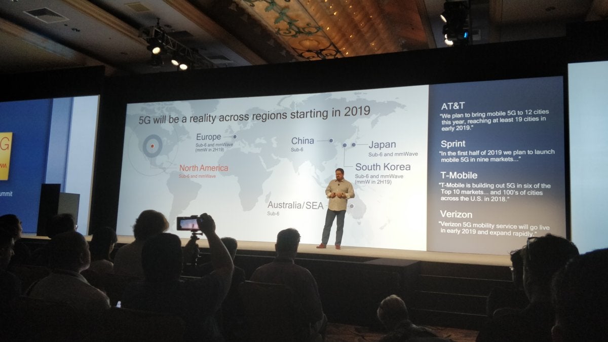 qualcomm snapdragon tech summit  5g in u.s.