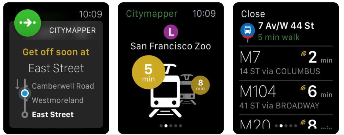 citymapper apple watch