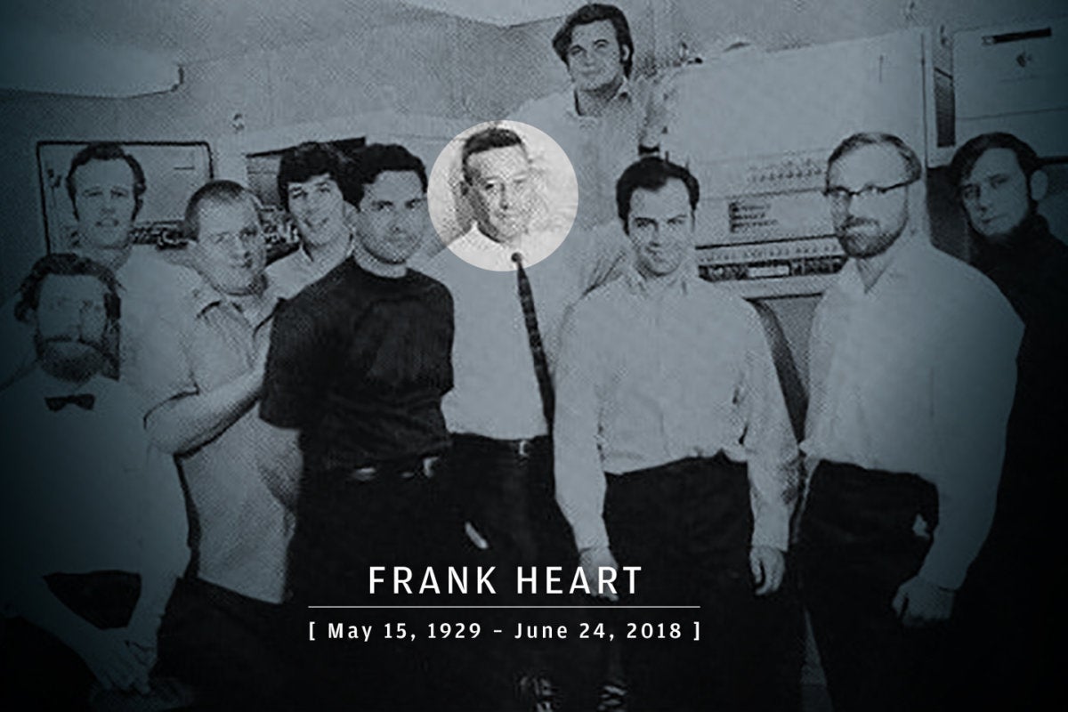 CW > In Memoriam 2018 > Frank Heart, 1929-2018, pictured with 1969 Arpanet IMP team