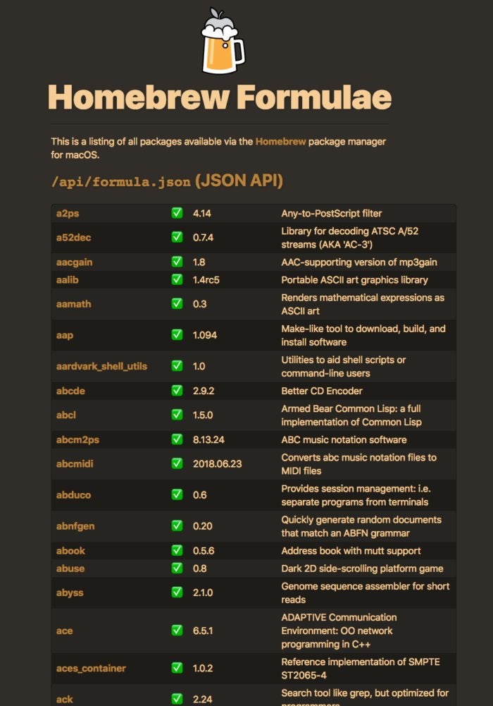 Homebrew tutorial How to use Homebrew for MacOS InfoWorld