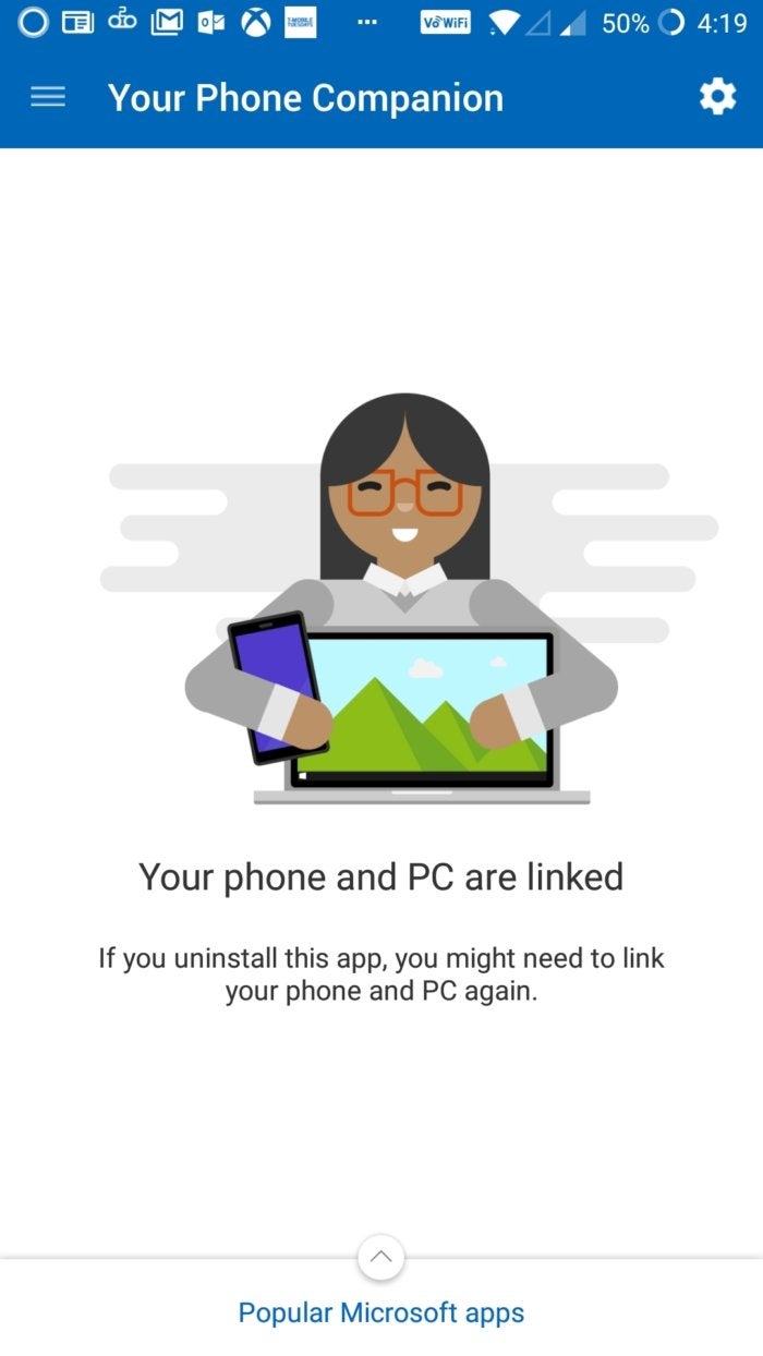 my phone companion for windows 10