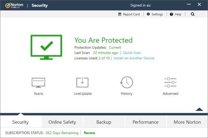 norton security 10 devices