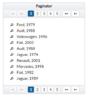 paginator table