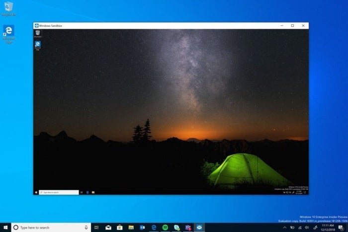 windows sandbox screenshot