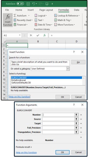 0002 select euroconvert enter appropriate arguments