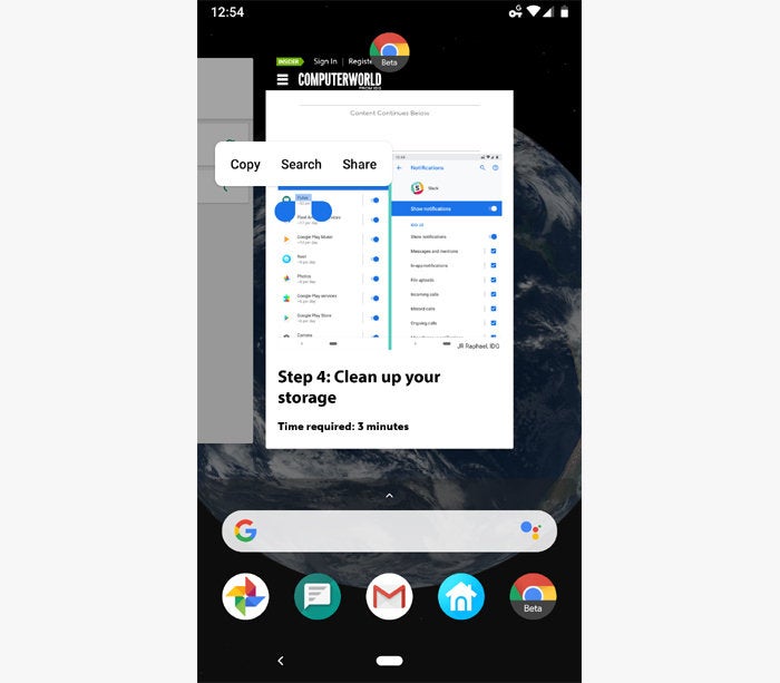 android pie ui