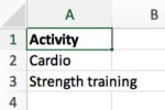 Data options column