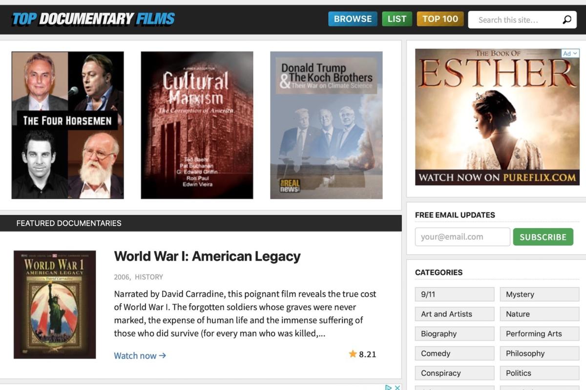 Top Documentary Films