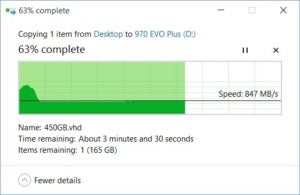 970 evo plus slowdown b