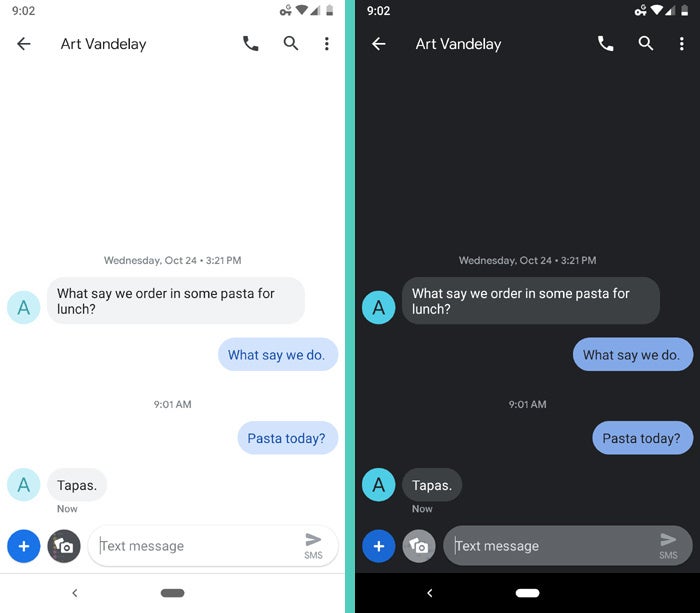 Android dark mode today 15 apps with outoftheway switches