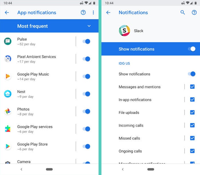 Android Phone Tune-up - Notifications