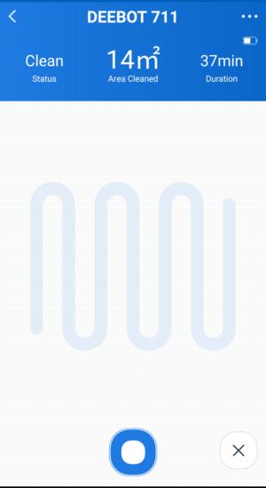 deebot 711 homescreen