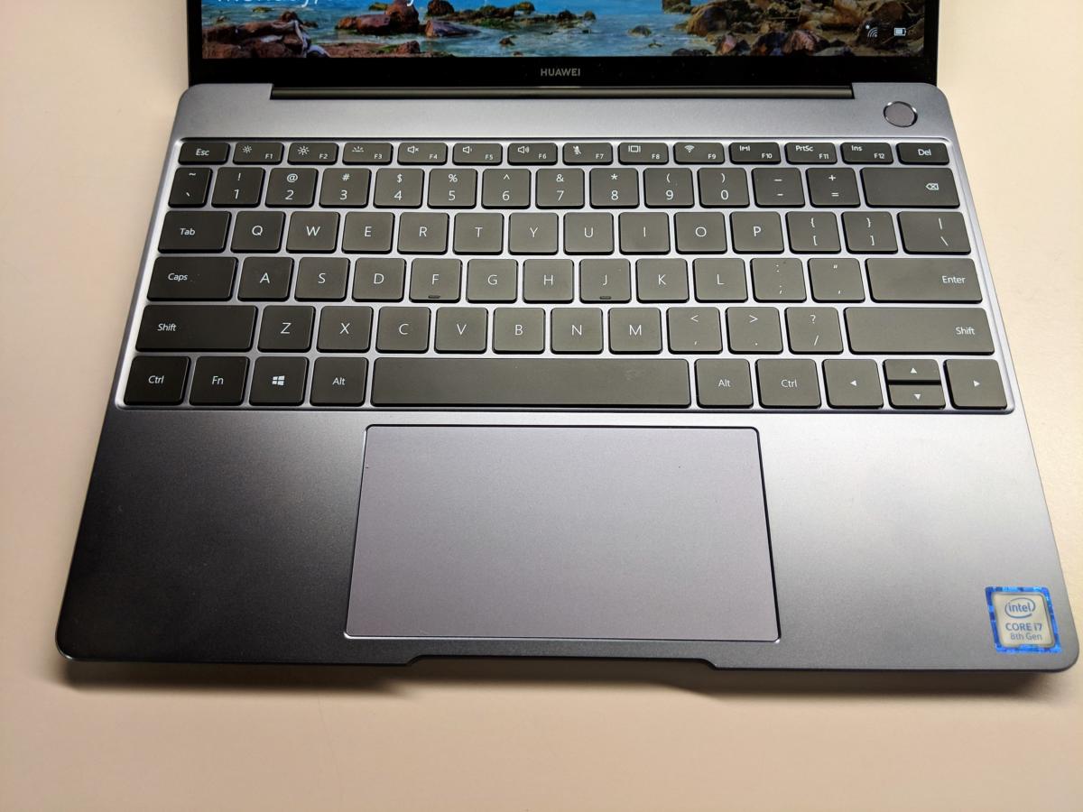 Huawei Matebook 13 keyboard