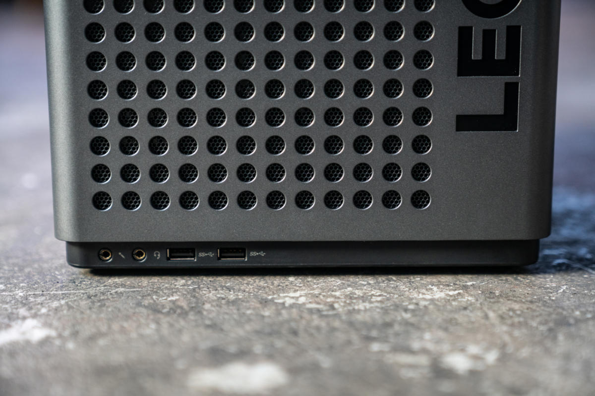 lenovo c730 cube front port detail