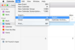 What you get when you export Calendar and Reminders in macOS, and how to use those files