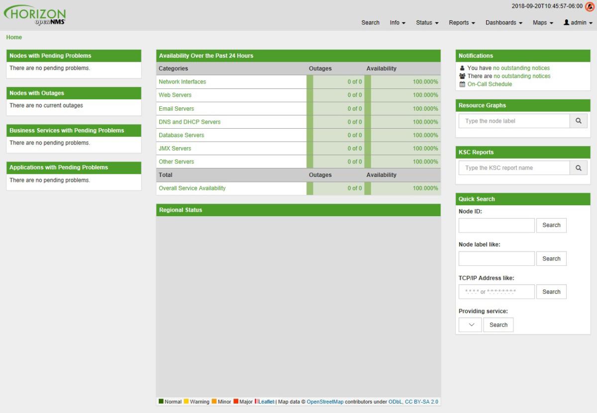 opennms dashboard 1
