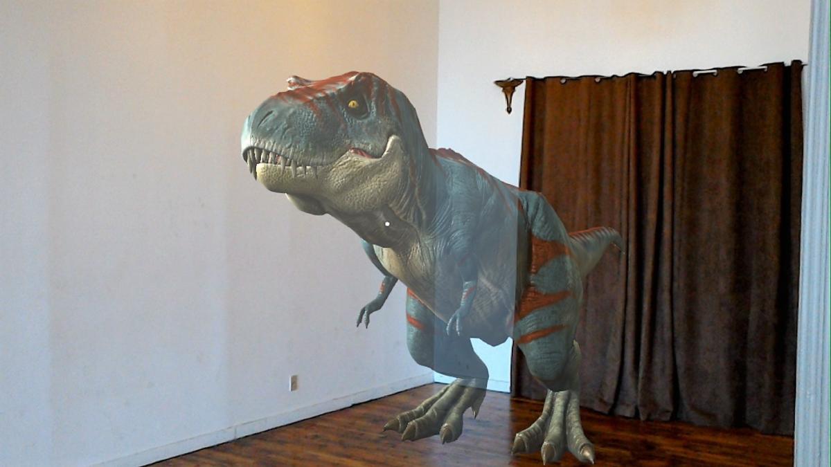 Microsoft HoloLens t-rex