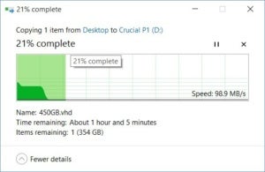 crucial p1 big slowdown