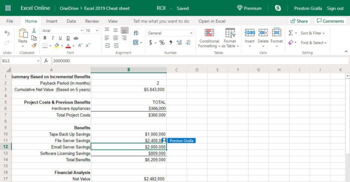 Excel 2016 and 2019 cheat sheet | Computerworld