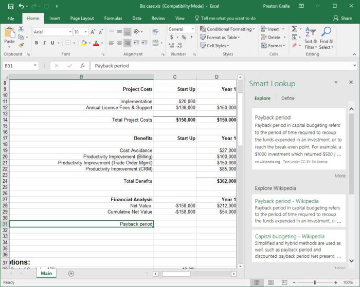 advanced excel 2019