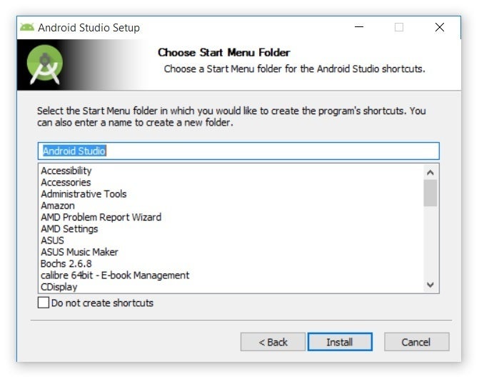 instaling Android Studio 2022.3.1.20