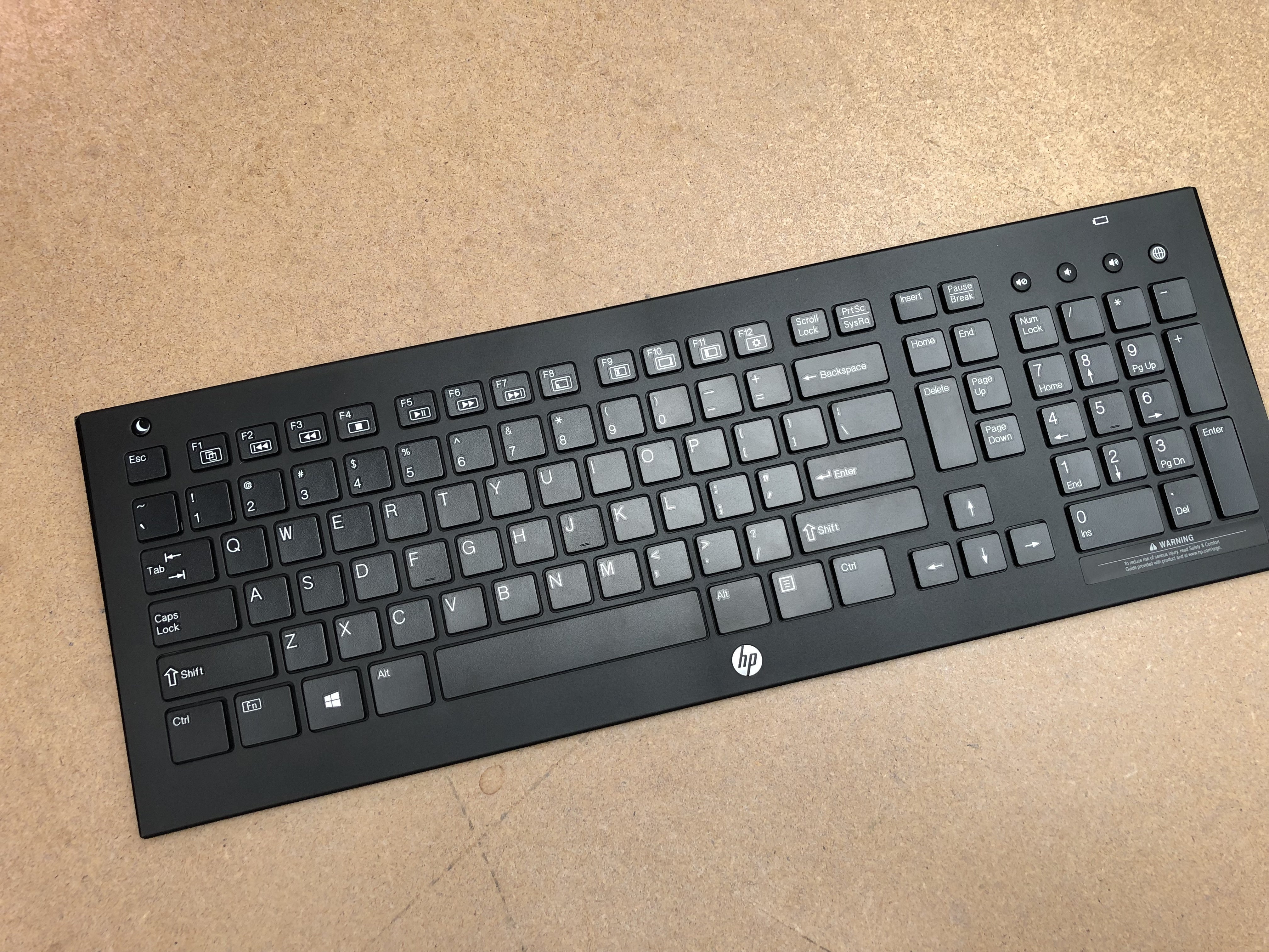 hp keyboard brightness control