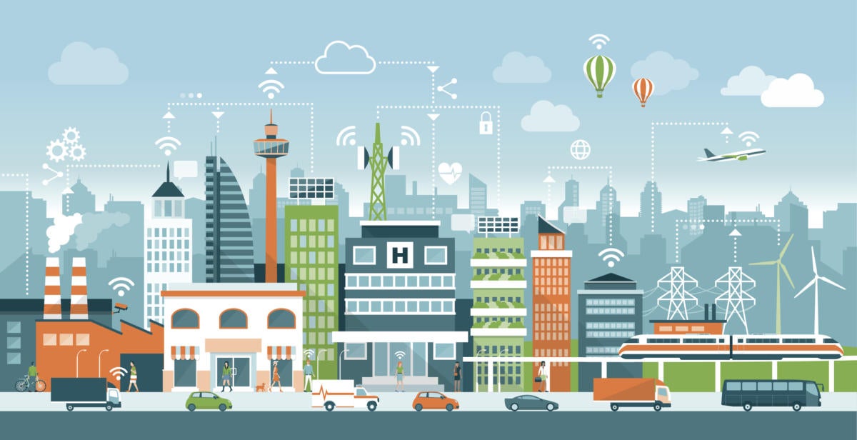 industrial iot connected city