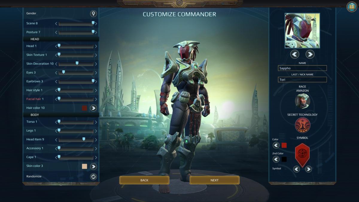 age of wonders planetfall leader custom commander