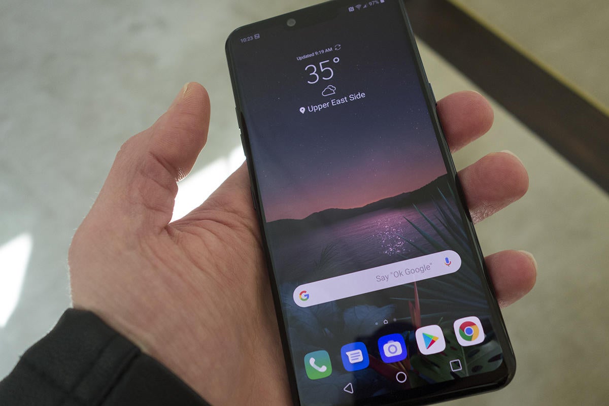 lg g8 front