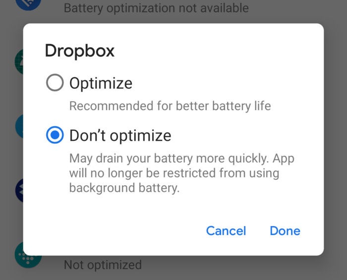 optimize apps in android
