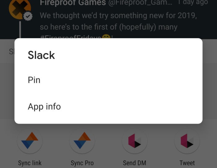 pin share android