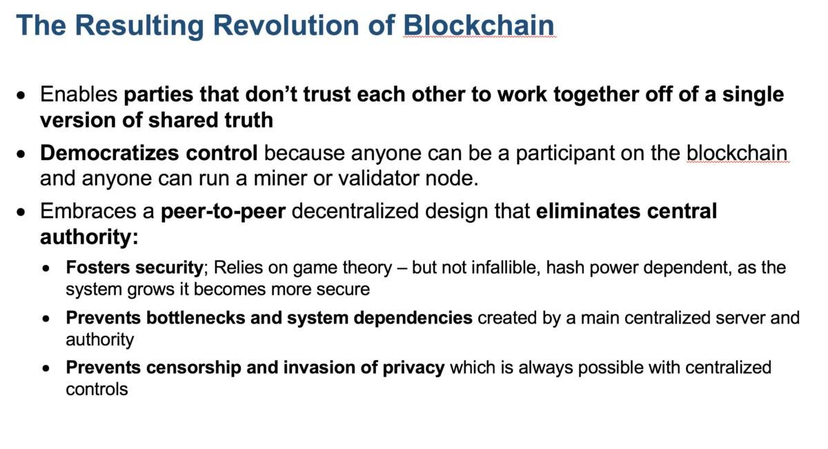 Blockchain revolution Gartner