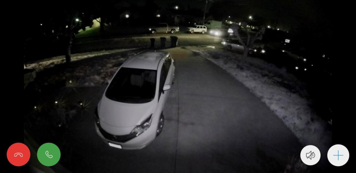 video doorbell with night vision