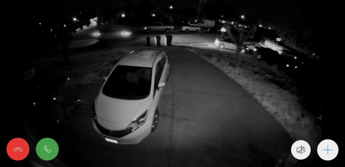 ring video doorbell night vision